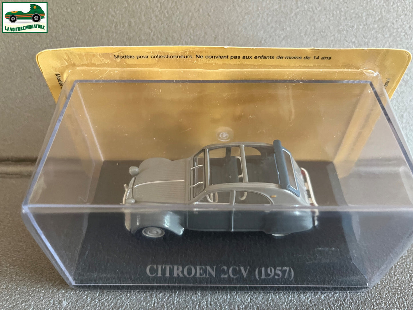 Voiture Miniature Citroen 2CV 1957 au 1/43
