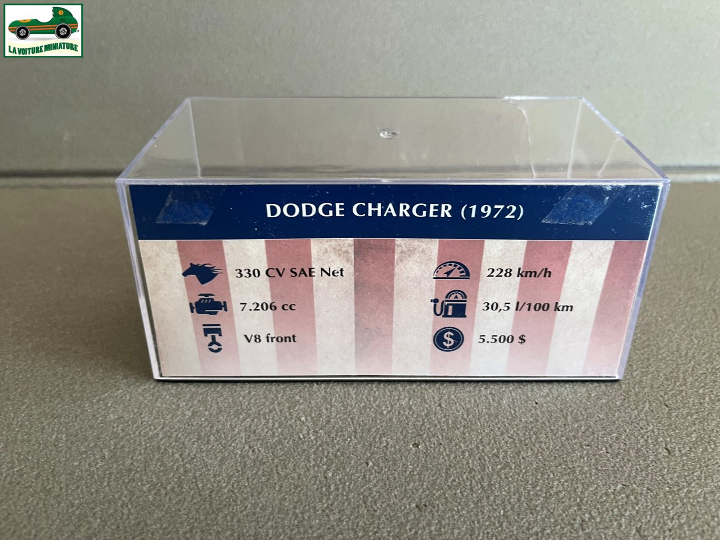 Voiture Miniature American Cars Dodge Charger 1972 Altaya 1/43