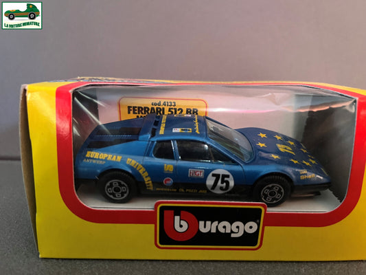 Voiture miniature Ferrari 512 BB University cod. 4133 Burago au 1/43