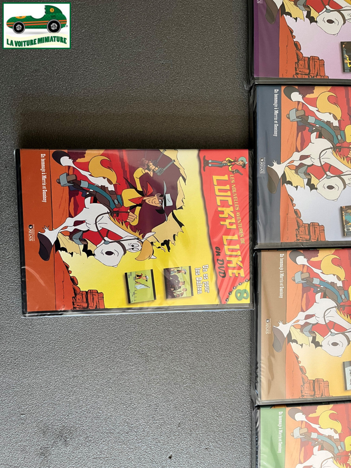 Lot 9 DVD Collection Lucky Luke Editions Atlas Blister