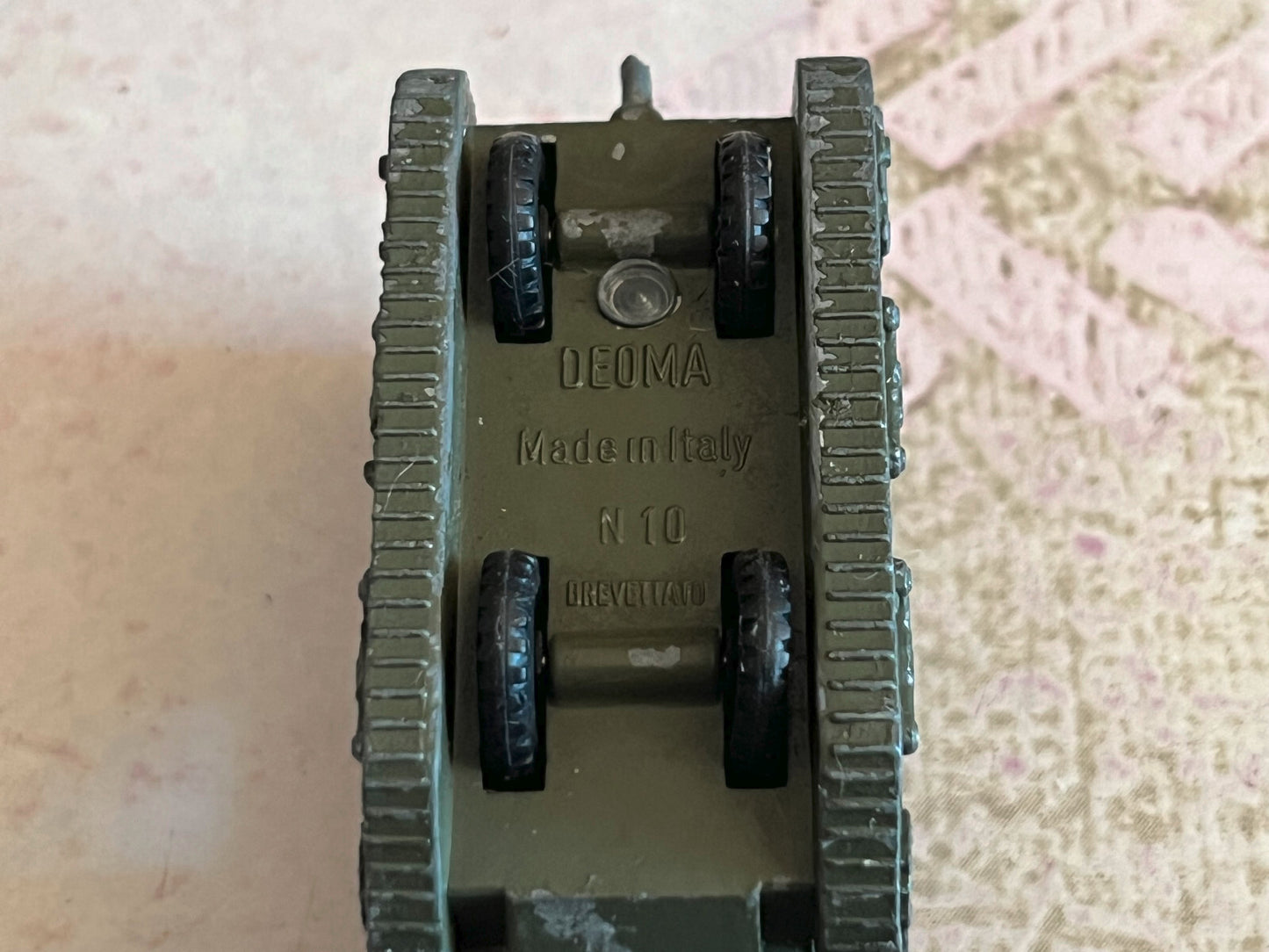 Miniature Militaire Tank Char Ancien Blindé Deoma N 10 Made in Italy