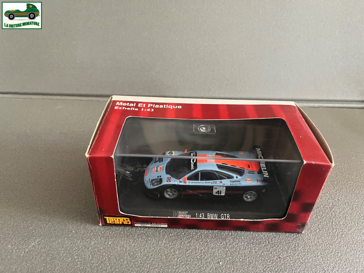 Voiture Miniature BMW GTR High Speed au 1/43