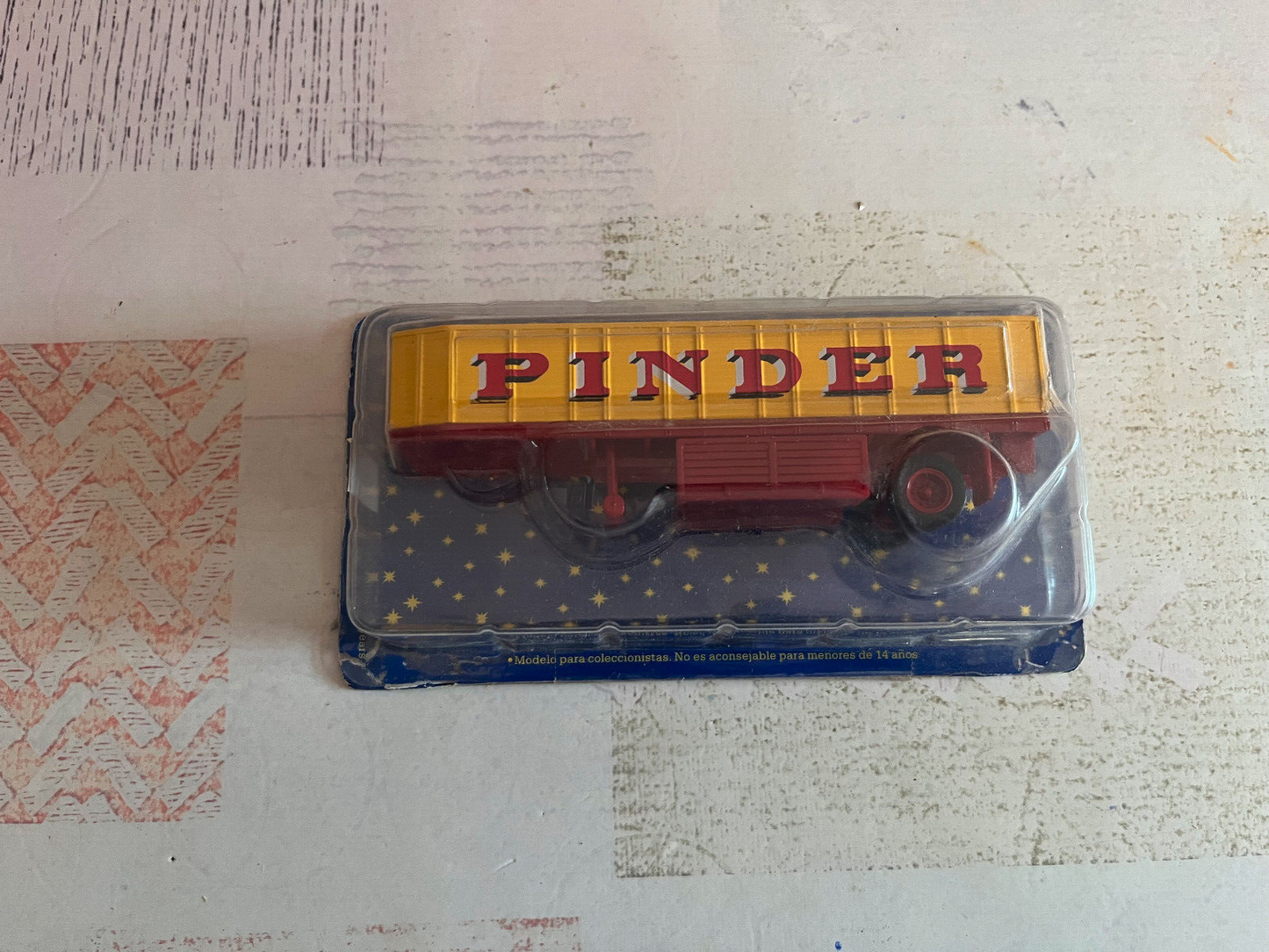 Voiture Miniature Remorque Fiche 75 du Cirque Pinder au 1/64