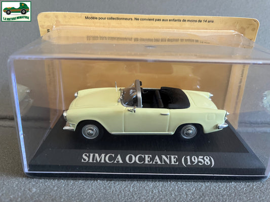 Voiture Miniature Simca Océane 1958 au 1/43
