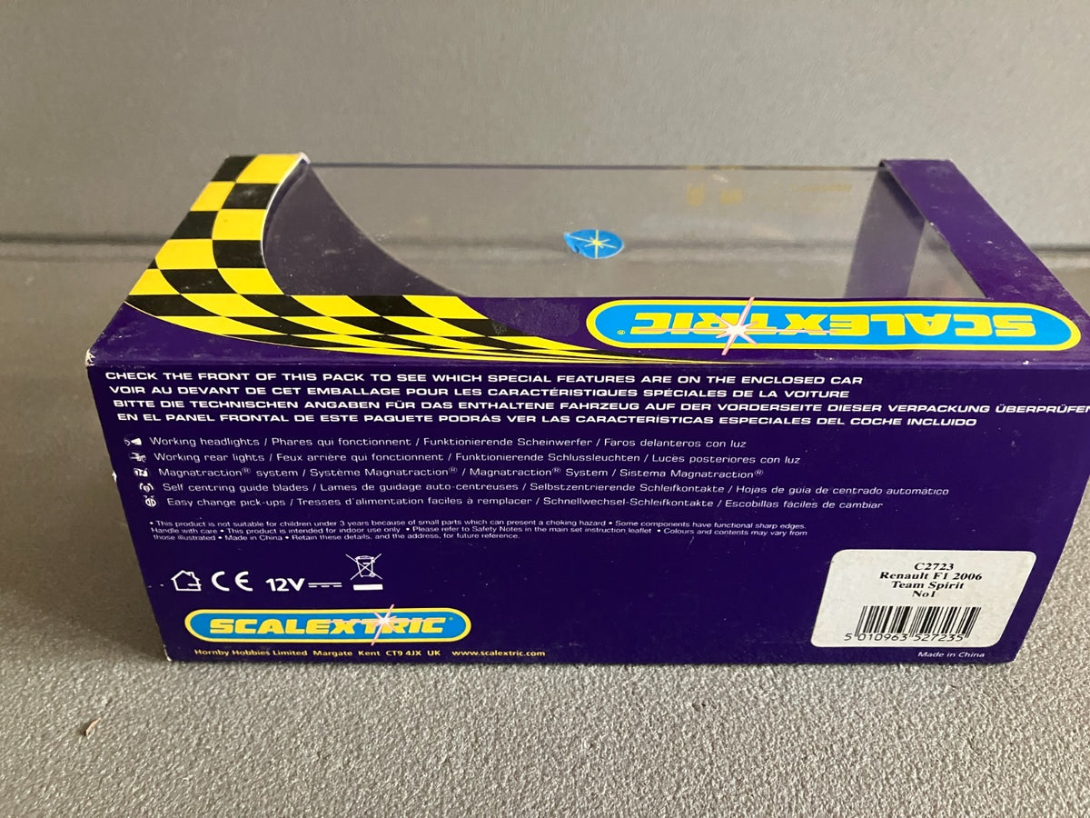 Voiture Miniature Circuit Formule 1 Renault F1 2006 C2723 Scalextric 1/32