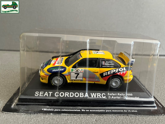 Voiture Miniature Seat Cordoba WRC Safari Rally 2000 Rallye 1/43