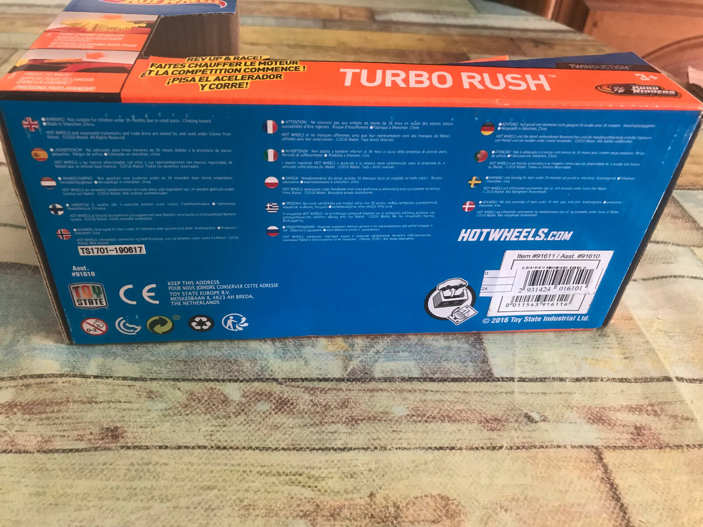 Voiture Miniature Hot Wheels - Véhicule Turbo Rush
