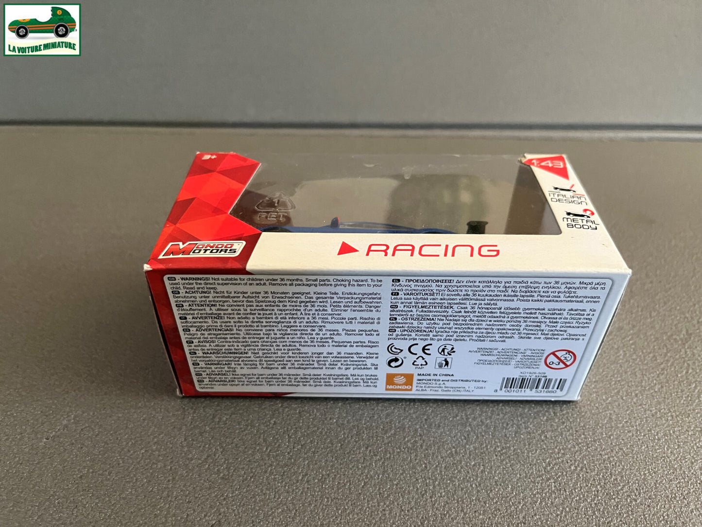 Voiture Miniature Porsche GT3 RS Mondo Motors au 1/43