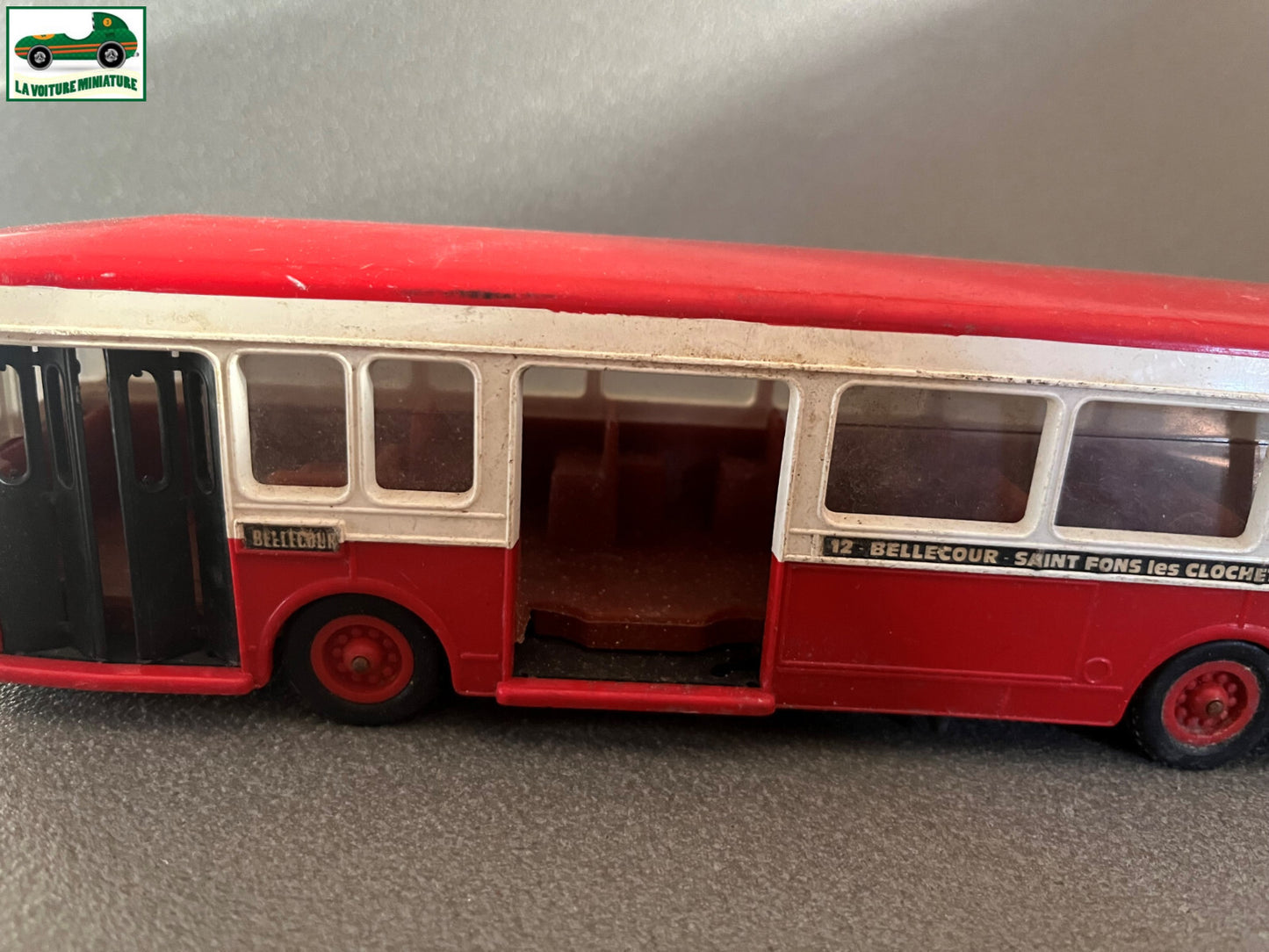Ancienne Miniature Plastique Autobus Parisien Berliet RATP Minialuxe 1/43 Epave