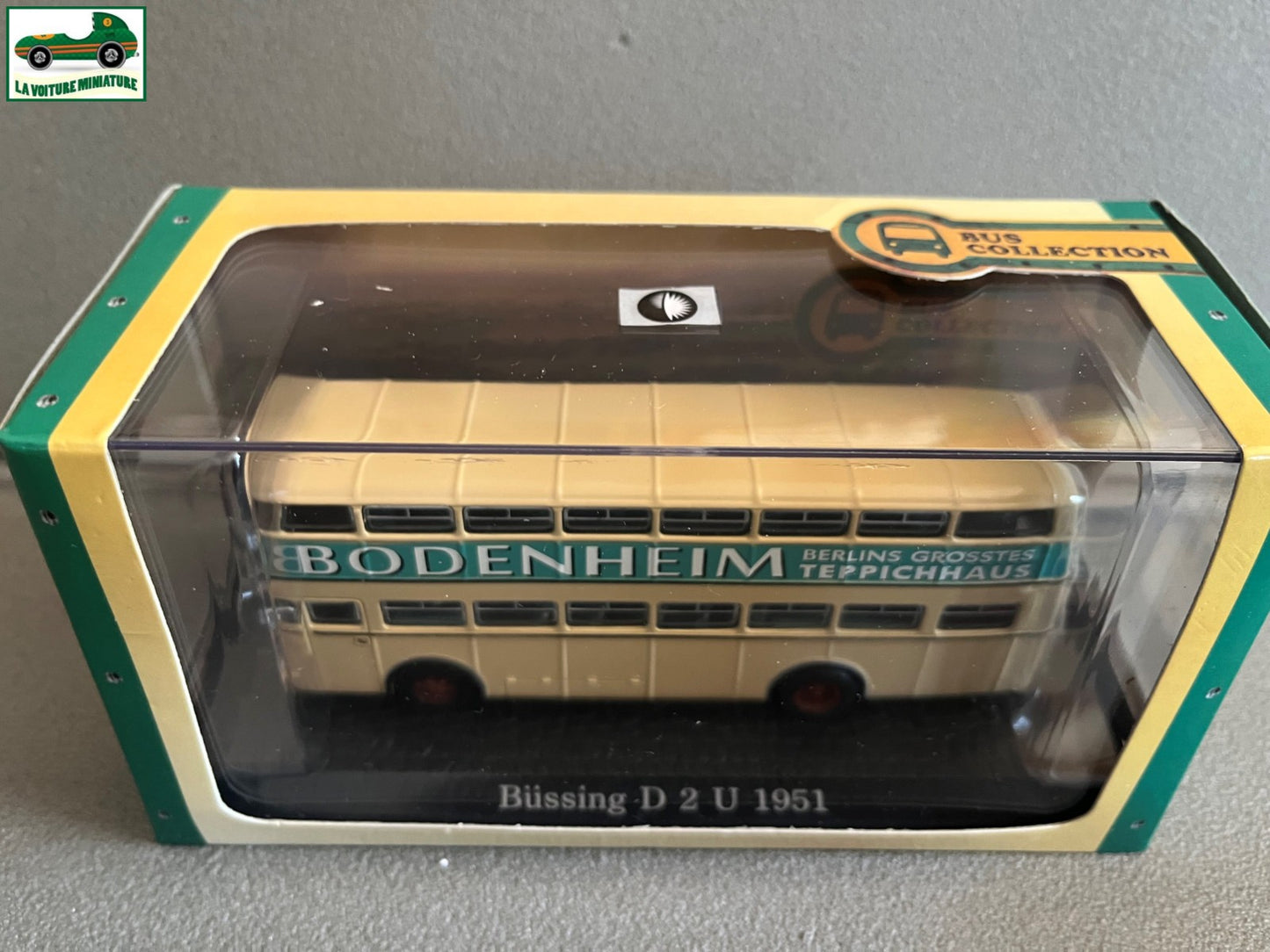 Voiture miniature Bussing D 2 U 1951 Autocar Autobus Bus Collection Atlas 1/72