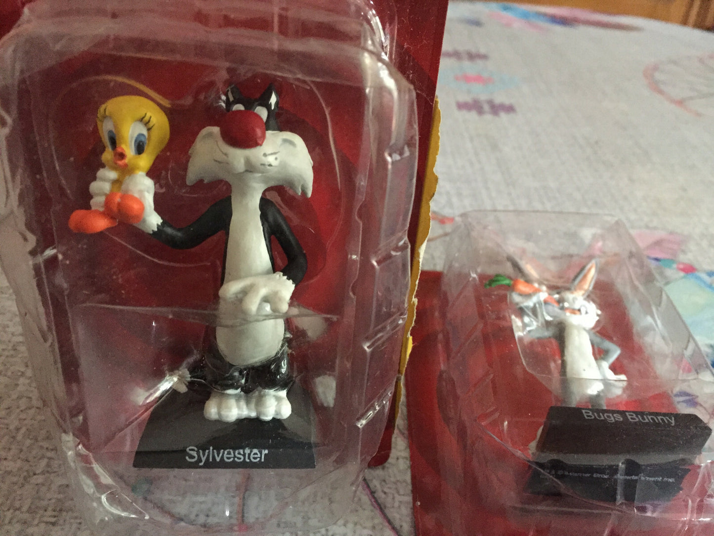 Lot Figurine Plomb Looney Tunes Warner Bros Titi Grosminet Bugs Bunny Plombs 9cm