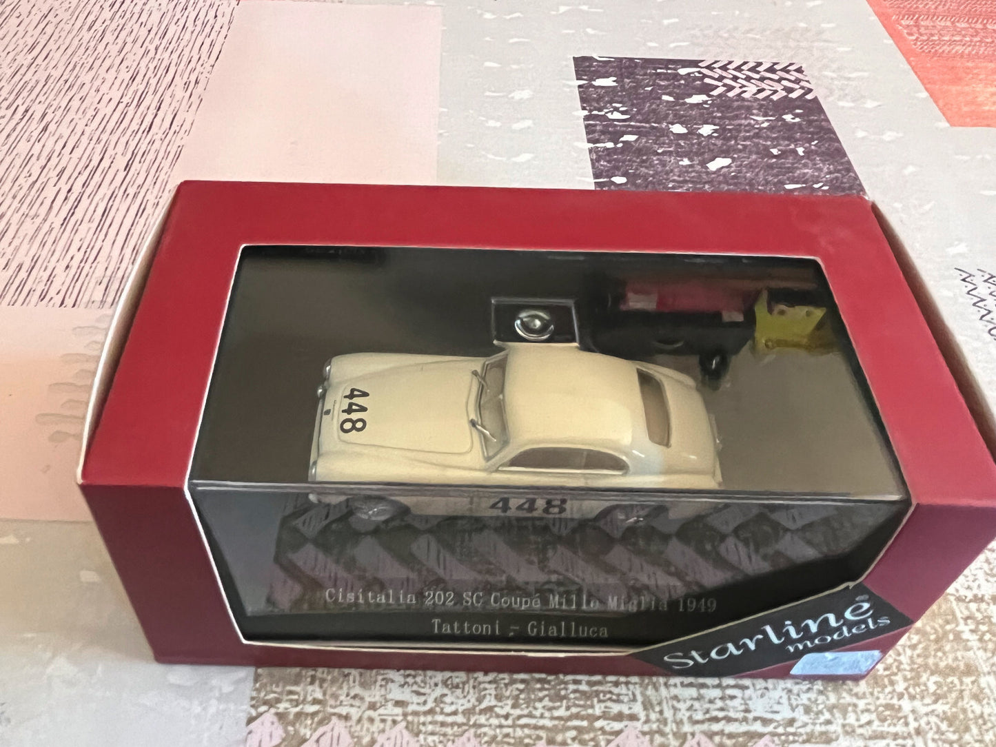 Voiture Miniature Cisitalia 202 SC Coupé Mille Miglia 1949 Starline Models 1/43