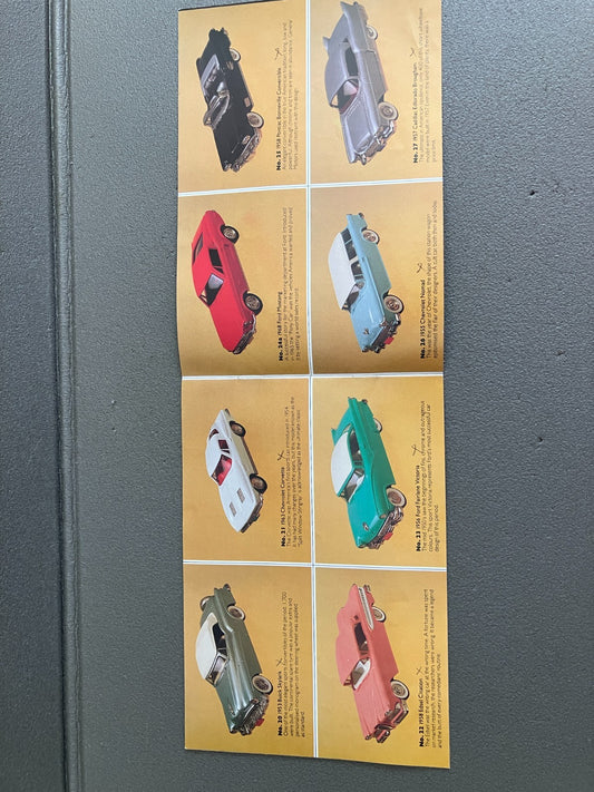 Ancien Dépliant Documentation Catalogue Jouet Voiture Brooklin