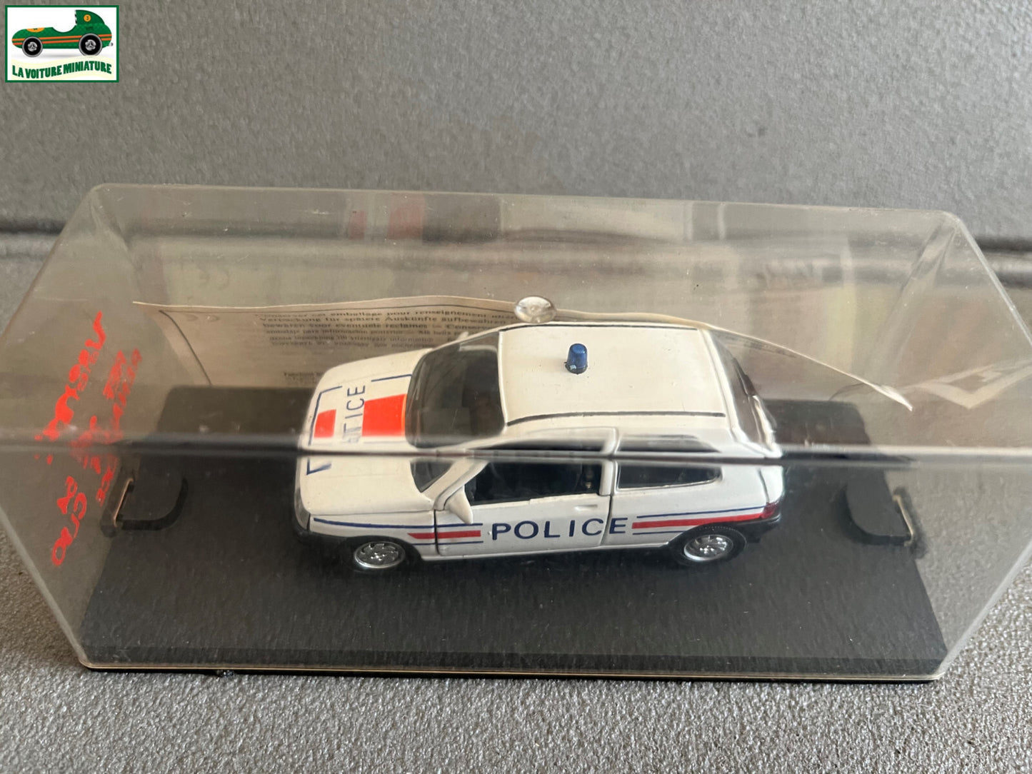 Voiture Miniature Renault Clio Police REF 212 Verem France 1/43