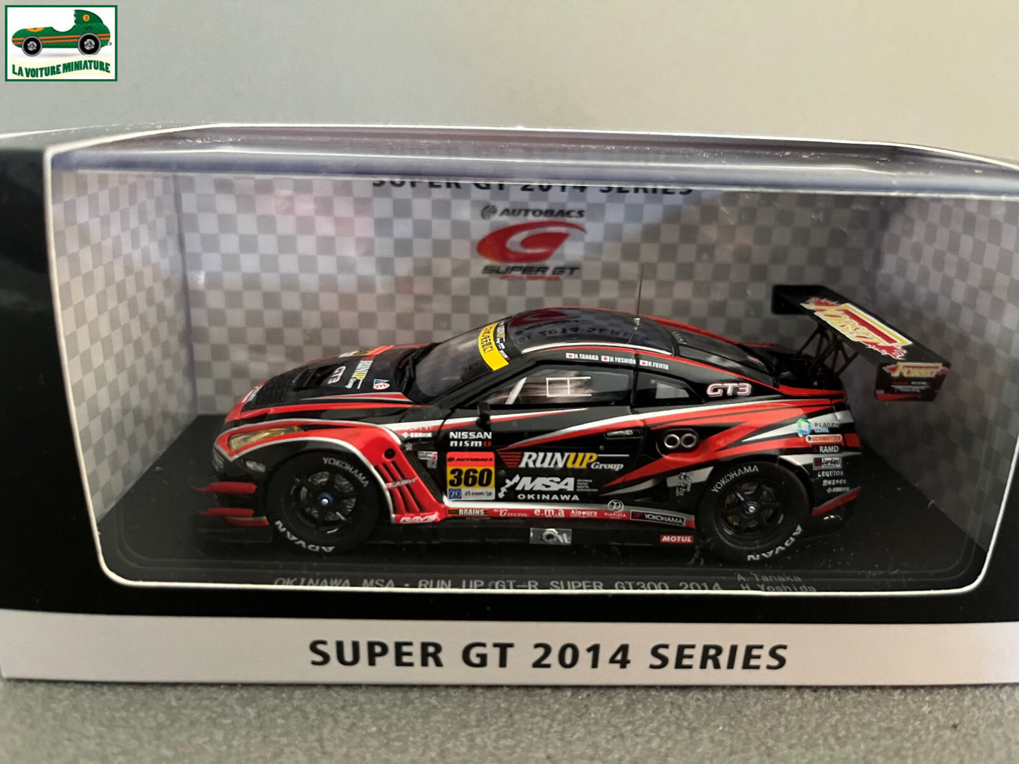 Voiture Miniature Onisawa MSA Run Up GT-R Super GT300 2014 Ebbro 1/43