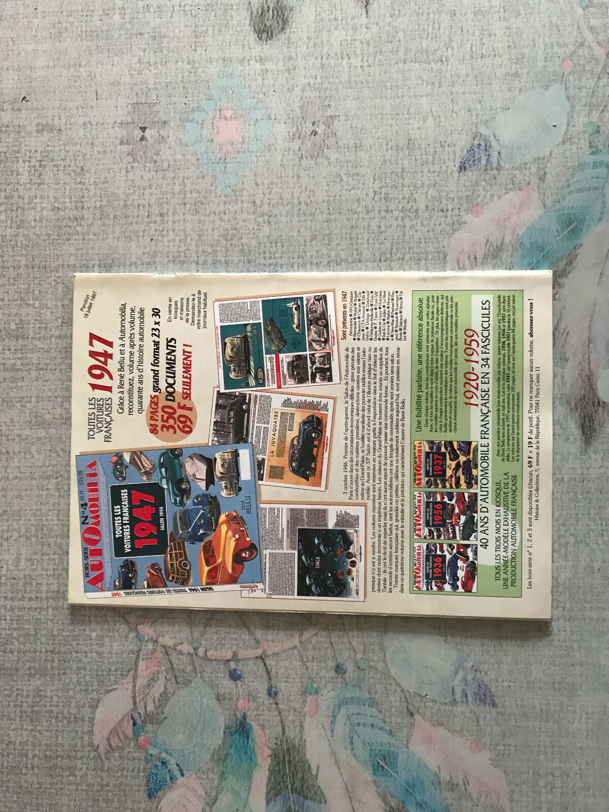 Livre Revue Voiture Automobile Automobilia N°16 1997