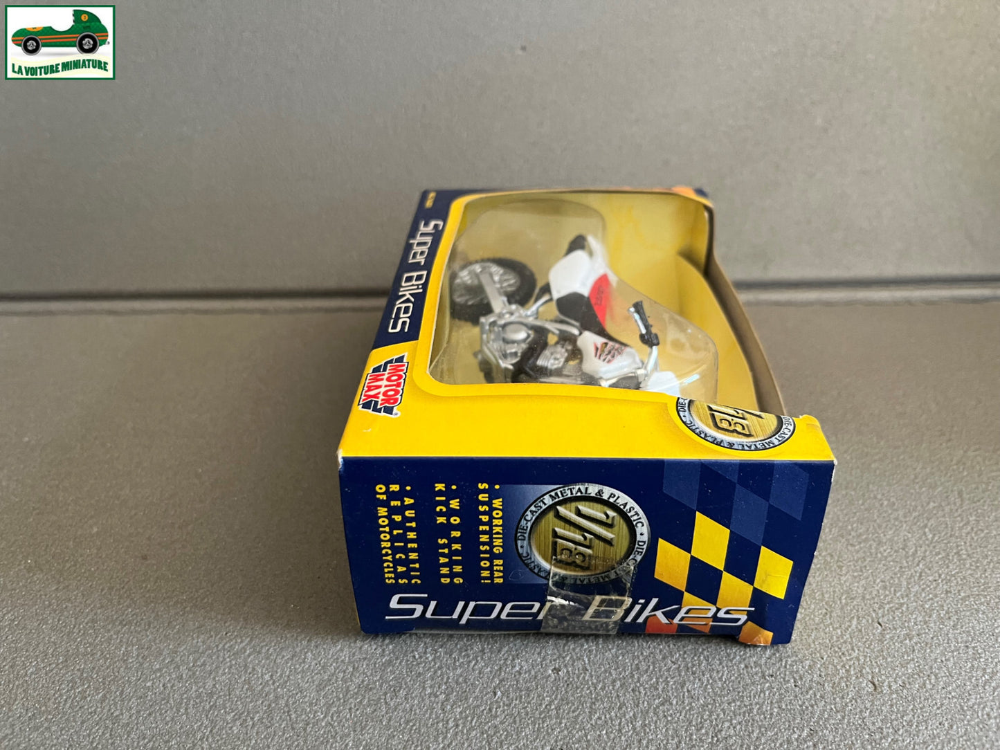 Moto miniature Honda 400R Cross Super Bikes Motor Max 1/18