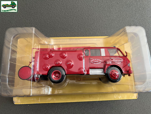Miniature Camion Citroën PY C700 FPT Pompiers Vaucouleurs 1971 Hachette au 1/43