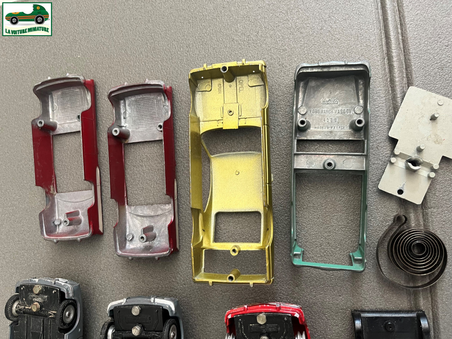 Voiture Miniature Lot Solido Démontable Carrosserie Chassis Moteur Renault Opel
