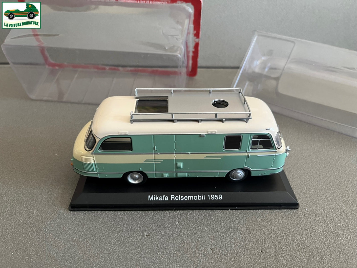 Voiture miniature Passion Camping Car Mikafa Reisemobil 1959 au 1/43