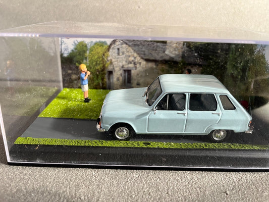 Voiture Miniature Renault 6 Etape 3 La Route Bleue RN7 1/43