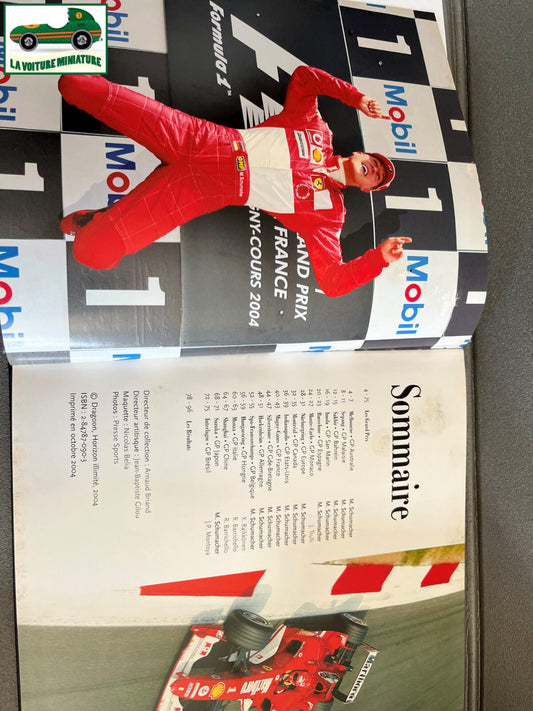 Livre Voiture Automobile Formule 1 2004 Horizon