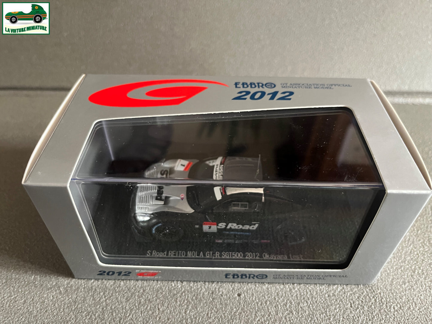 Voiture Miniature S Road Reito Mola GT-R SGT500 2012 Ebbro au 1/43
