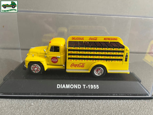 Voiture Miniature Camion Diamond T-1955 Coca Cola