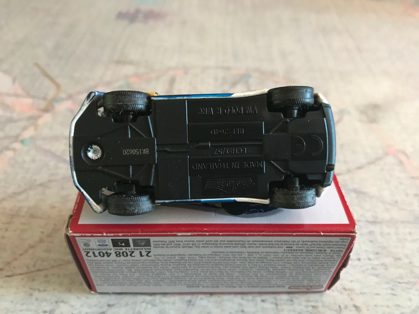 Voiture Miniature Volkswagen Polo R WRC Ogier Majorette Rallye Monte Carlo 1/57