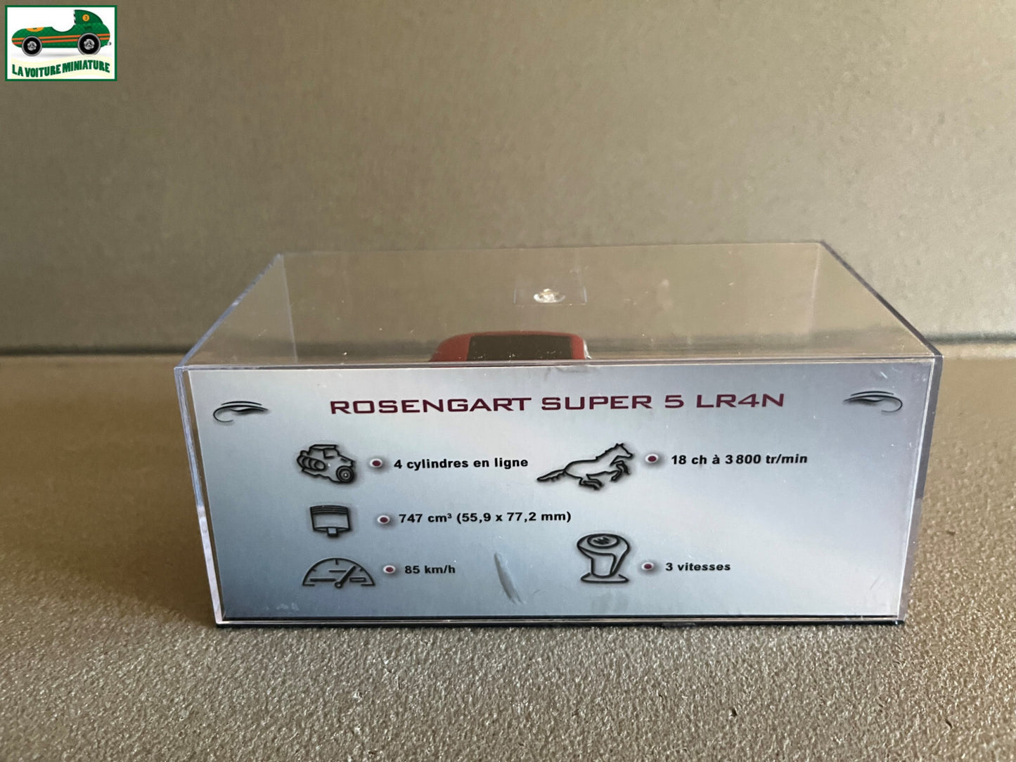 Voiture Miniature Rosengart Super 5 LR4N 1938 au 1/43 Ixo Altaya