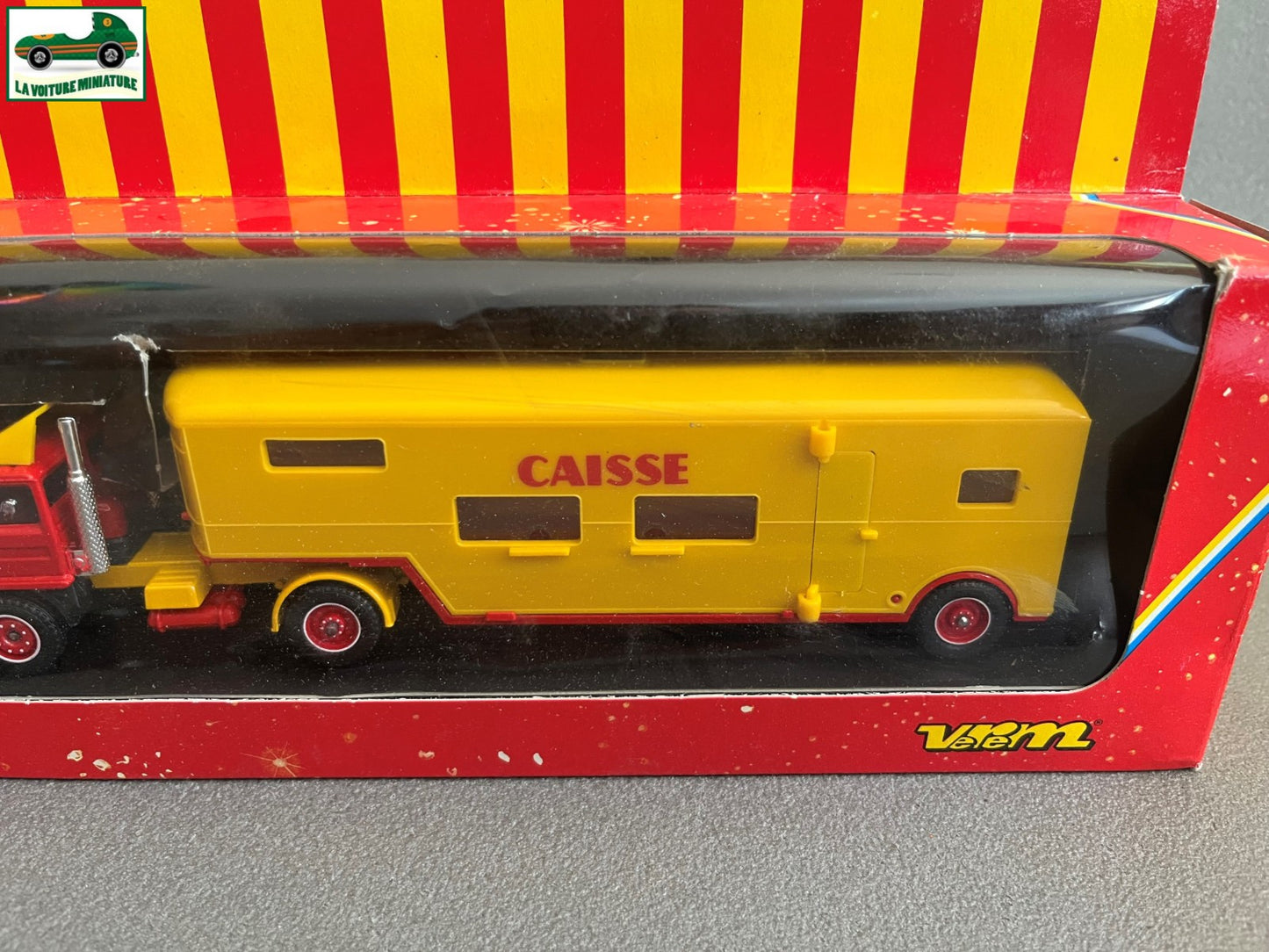 Voiture Miniature Semi Remorque Renault Transport Caisse Pinder Verem 808 1/50