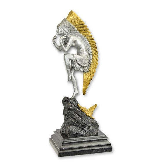 Statue Sculpture Bronze Art Déco Nouveau Danseuse Indienne BJ-75 Moderne
