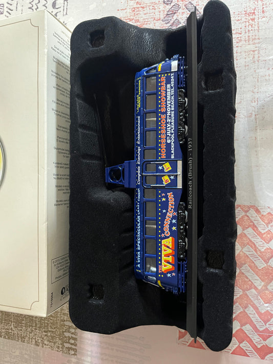 Voiture Miniature Tramway Railcoach Brush 1937 Ixo Atlas au 1/87