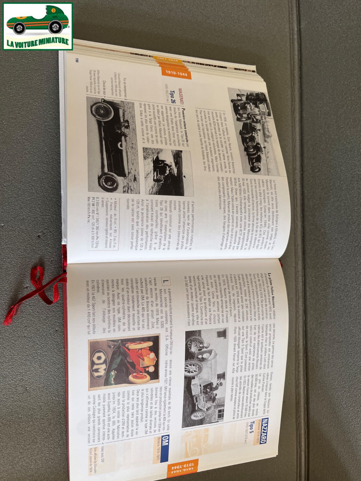 Livre Voiture Automobile Les Belles italiennes Grund