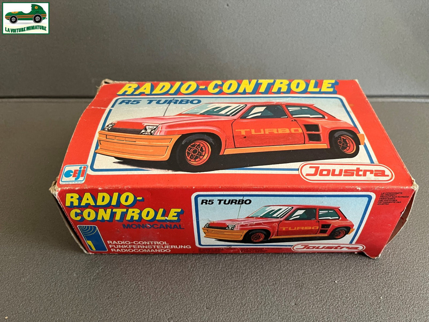 Jouet Ancien Voiture miniature Renault R5 Turbo Ceji France Vintage Défauts