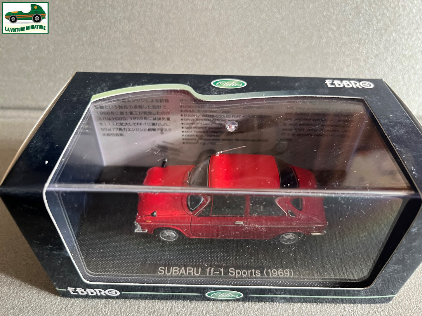 Voiture Miniature Subaru ff-41 Sports 1969 Ebbro au 1/43