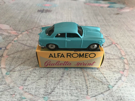 Voiture miniature Alfa Romeo Giulietta Sprint Mercury Hachette 1/48 1/43 Dinky