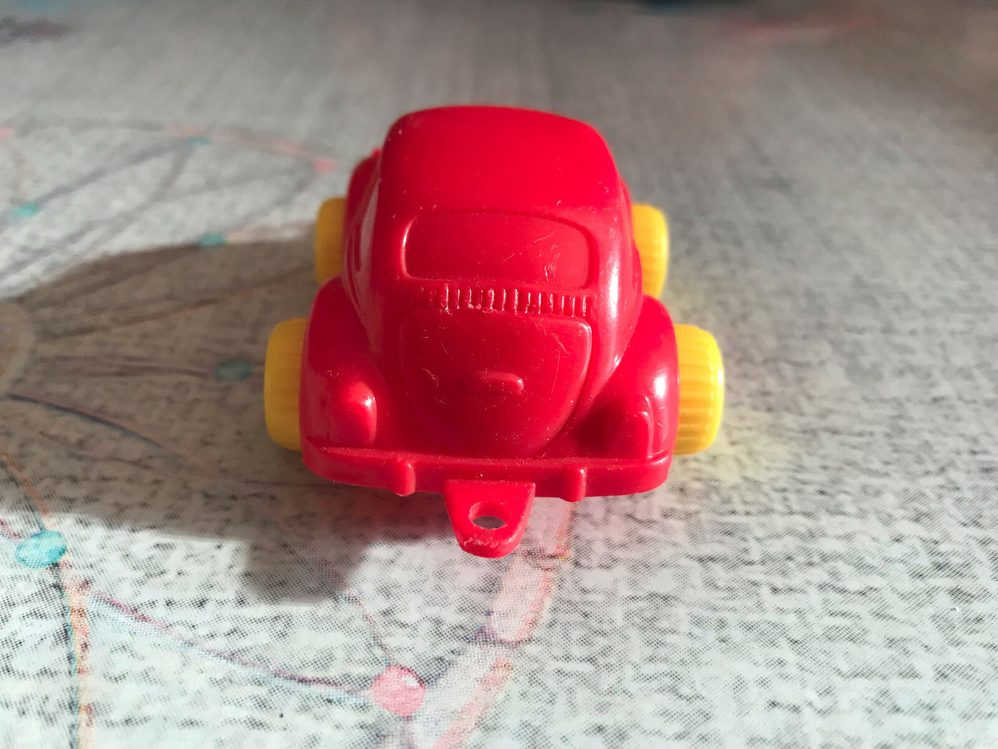 Jouet Ancien Voiture miniature Flexi Toys Sweden Volkswagen Beetle Plastique