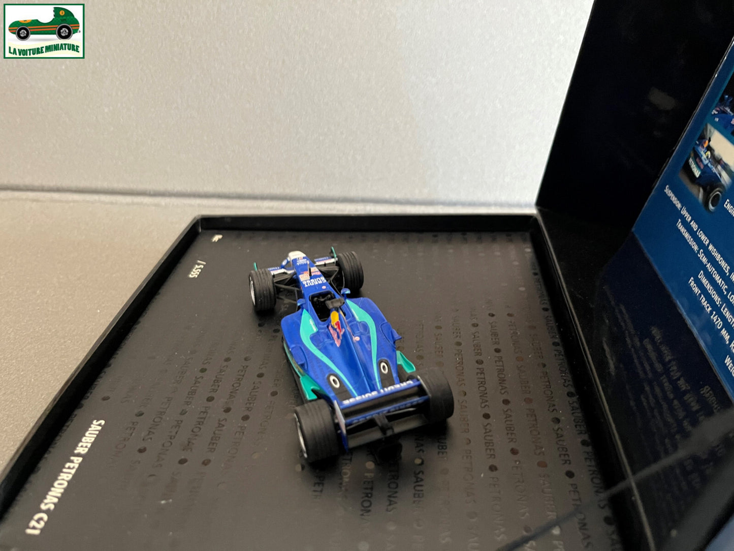 Voiture Miniature Course Coffret Formule 1 Sauber Petronas C21 Minichamps 1/43