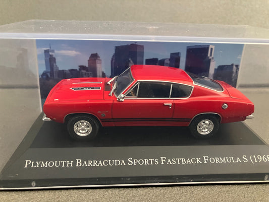 Voiture Miniature American Cars Plymouth Barracuda Sports Fastback Altaya 1/43