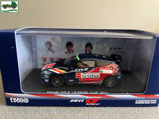 Voiture Miniature Honda CR-Z Legend Cup 2011 Ebbro au 1/43