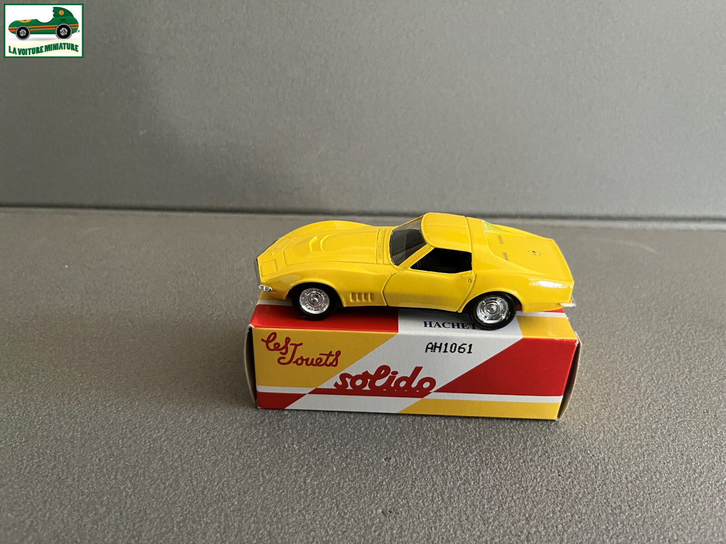 Voiture Miniature Chevrolet Corvette 1968 Solido Hachette 1/43