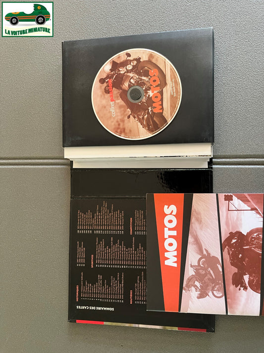 Livre Carte Fiche CD Moto Motos Coffret Passion Grund