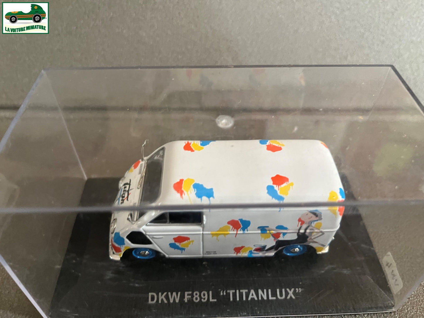 Voiture Miniature Camion Publicitaire DKW F89L Titanlux au 1/43