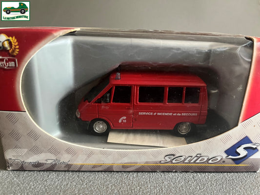 Voiture Miniature Camion Renault Trafic Pompiers Solido au 1/50