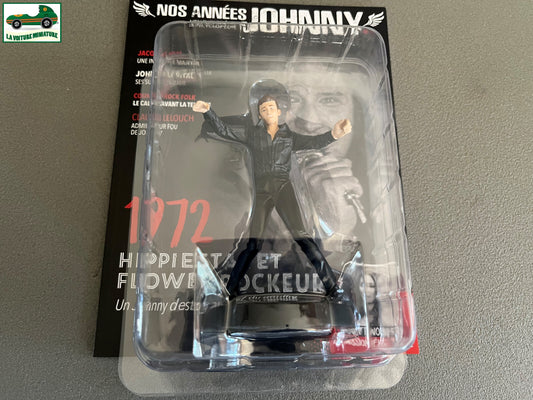 Figurine de Collection Johnny Hallyday Hippie Star et Flower Rockeur N°42