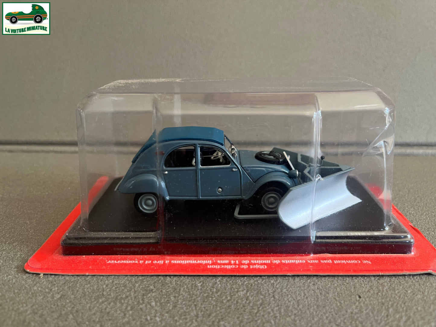 Voiture miniature Citroen 2cv 2 cv Sahara Chasse Neige Auto Plus Hachette 1/43