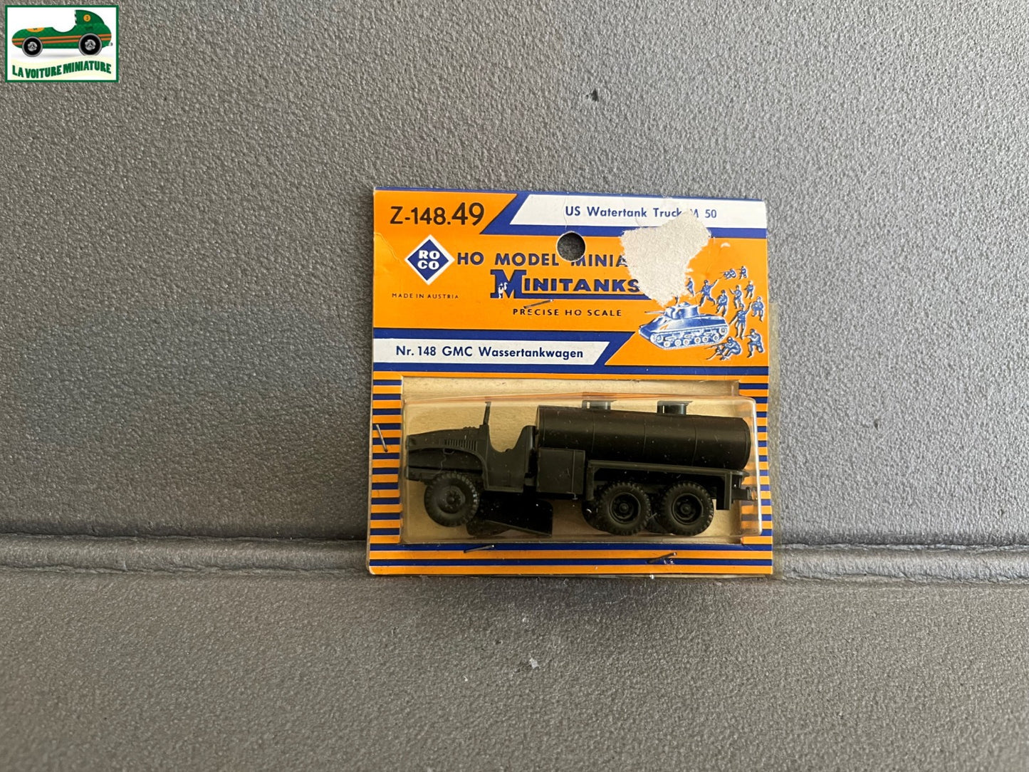 Miniature Engin Militaire Camion Z-148.49 US Watertank Roco Minitanks 1/87 HO