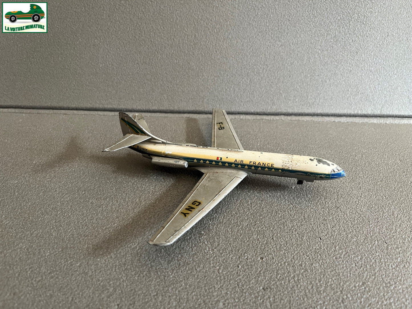 Ancienne Miniature Dinky Super Toys Avion Caravelle SE 210 Meccano France Epave