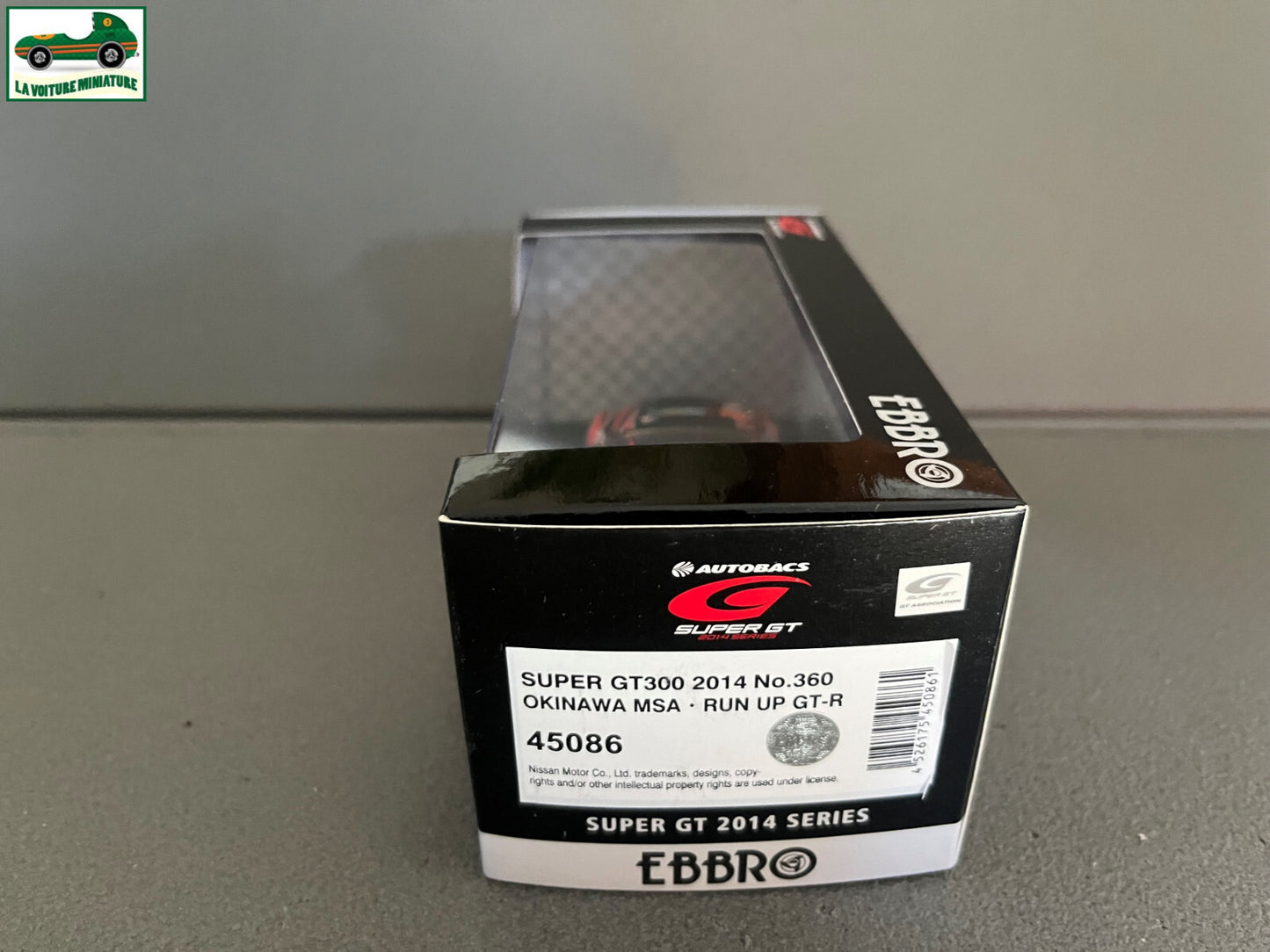 Voiture Miniature Onisawa MSA Run Up GT-R Super GT300 2014 Ebbro 1/43